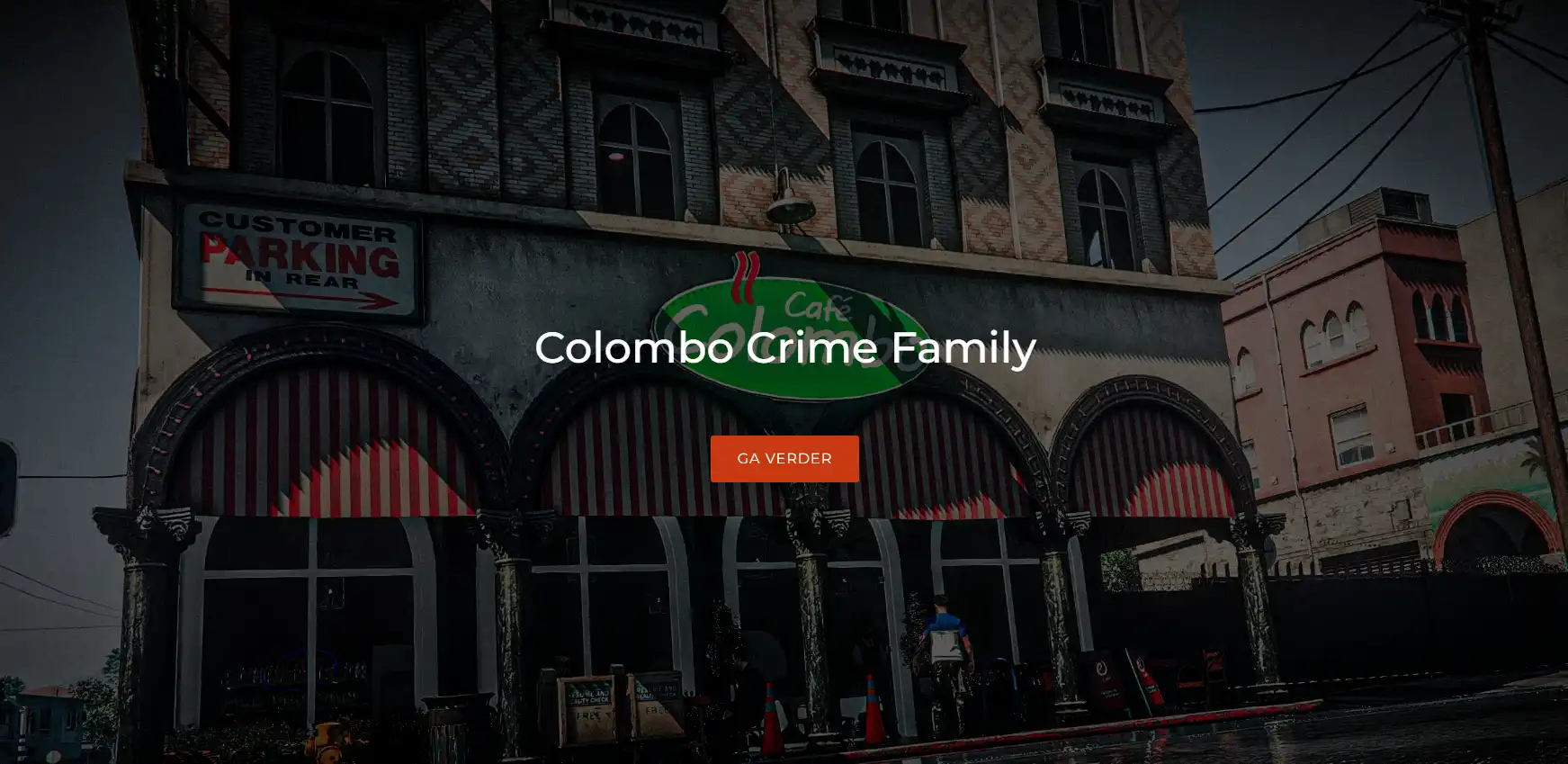 Homepage van Colombo Crime Family