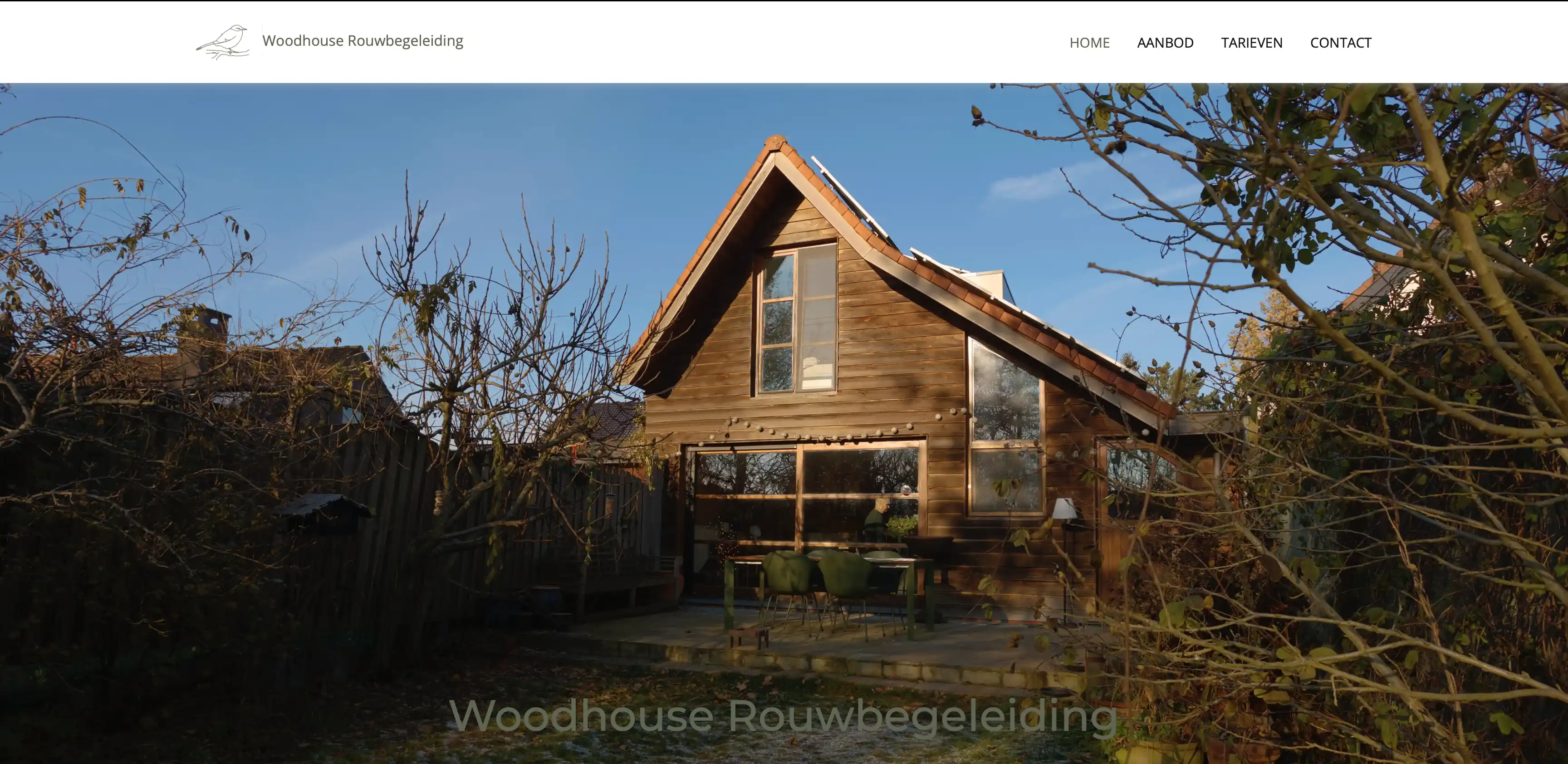 Homepage van Woodhouse Rouwbegeleiding